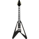download Gibson Flying V clipart image with 0 hue color