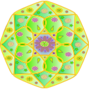 download Mandala clipart image with 45 hue color