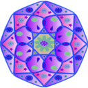 download Mandala clipart image with 225 hue color