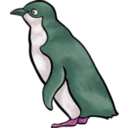 download The Lca2010 Penguin Blu clipart image with 315 hue color