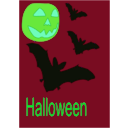 download Halloween clipart image with 90 hue color