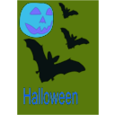 download Halloween clipart image with 180 hue color