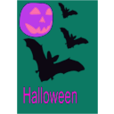 download Halloween clipart image with 270 hue color