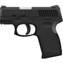 download Gun 40 clipart image with 315 hue color
