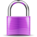download Padlock Purple clipart image with 315 hue color