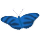 download An Ethereal Butterfly clipart image with 180 hue color