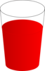 Drinking Glass With Red Punch 01