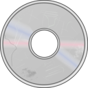 download More Obviously Damaged Compact Disc clipart image with 45 hue color