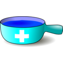 download Swiss Caquelon Fondue clipart image with 180 hue color