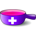 download Swiss Caquelon Fondue clipart image with 270 hue color