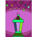 download Ramadan Lamp clipart image with 90 hue color