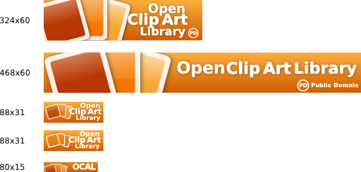 Openclipart Banners And Buttons