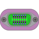 download Loran Unit Power Plug clipart image with 270 hue color