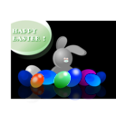 download Happy Easter clipart image with 180 hue color