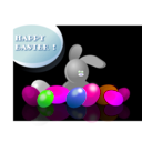 download Happy Easter clipart image with 270 hue color