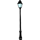 download Street Lantern Old clipart image with 135 hue color