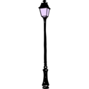 download Street Lantern Old clipart image with 225 hue color
