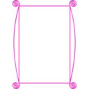 download Golden Spiral Frame clipart image with 270 hue color