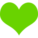 download Heart clipart image with 90 hue color