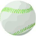 download Baseball clipart image with 90 hue color