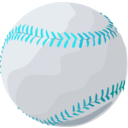 download Baseball clipart image with 180 hue color