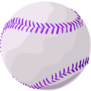 download Baseball clipart image with 270 hue color