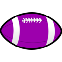 download Rugby Ball clipart image with 270 hue color