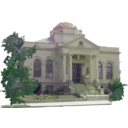 download Carnegie Library Building clipart image with 45 hue color