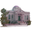 download Carnegie Library Building clipart image with 315 hue color