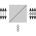 download Polarizing Beam Splitter clipart image with 270 hue color