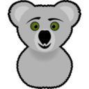 download Koala clipart image with 45 hue color