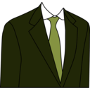 download Brown Suit clipart image with 45 hue color