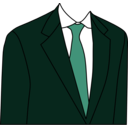 download Brown Suit clipart image with 135 hue color