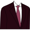 download Brown Suit clipart image with 315 hue color