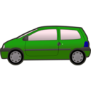 download Blue Twingo clipart image with 225 hue color