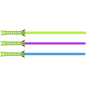 download Lightsaber Single clipart image with 90 hue color