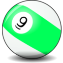 download 9 Ball clipart image with 90 hue color