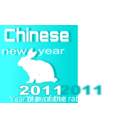 download Year Of The Rabbit clipart image with 180 hue color
