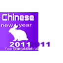 download Year Of The Rabbit clipart image with 270 hue color