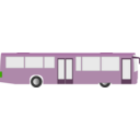 download Bus clipart image with 90 hue color