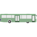 download Bus clipart image with 270 hue color