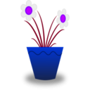 download Flower Pot clipart image with 225 hue color