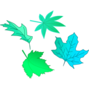 download Leafs clipart image with 135 hue color