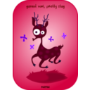 download Numu07 Stag clipart image with 270 hue color