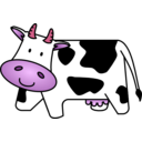 download Cow clipart image with 315 hue color