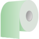 download Toilet Paper Roll Revisited clipart image with 315 hue color