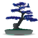 download Bonsai clipart image with 135 hue color