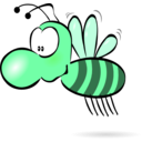 download Bee2 Mimooh 01 clipart image with 90 hue color