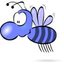 download Bee2 Mimooh 01 clipart image with 180 hue color