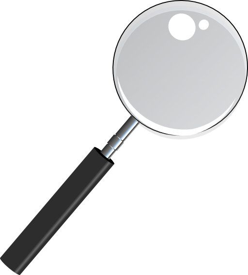 Magnifying Glass With Transparent Glass